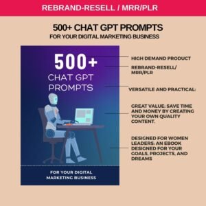 The Ultimate AI Prompt Vault & Course Canva Templates (PLR & MRR Resell Rights)
