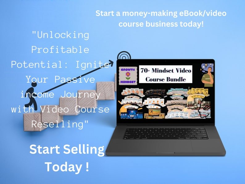 70+ Mindset Video Courses Bundle | Master Resell Rights & PLR Commercial Use - Image 3