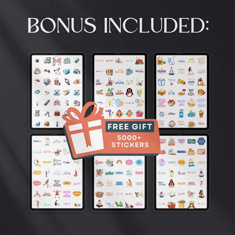 7,500+ Digital Planner Pages Mega Bundle | Editable Canva Templates with PLR & MRR Resell Rights - Image 6