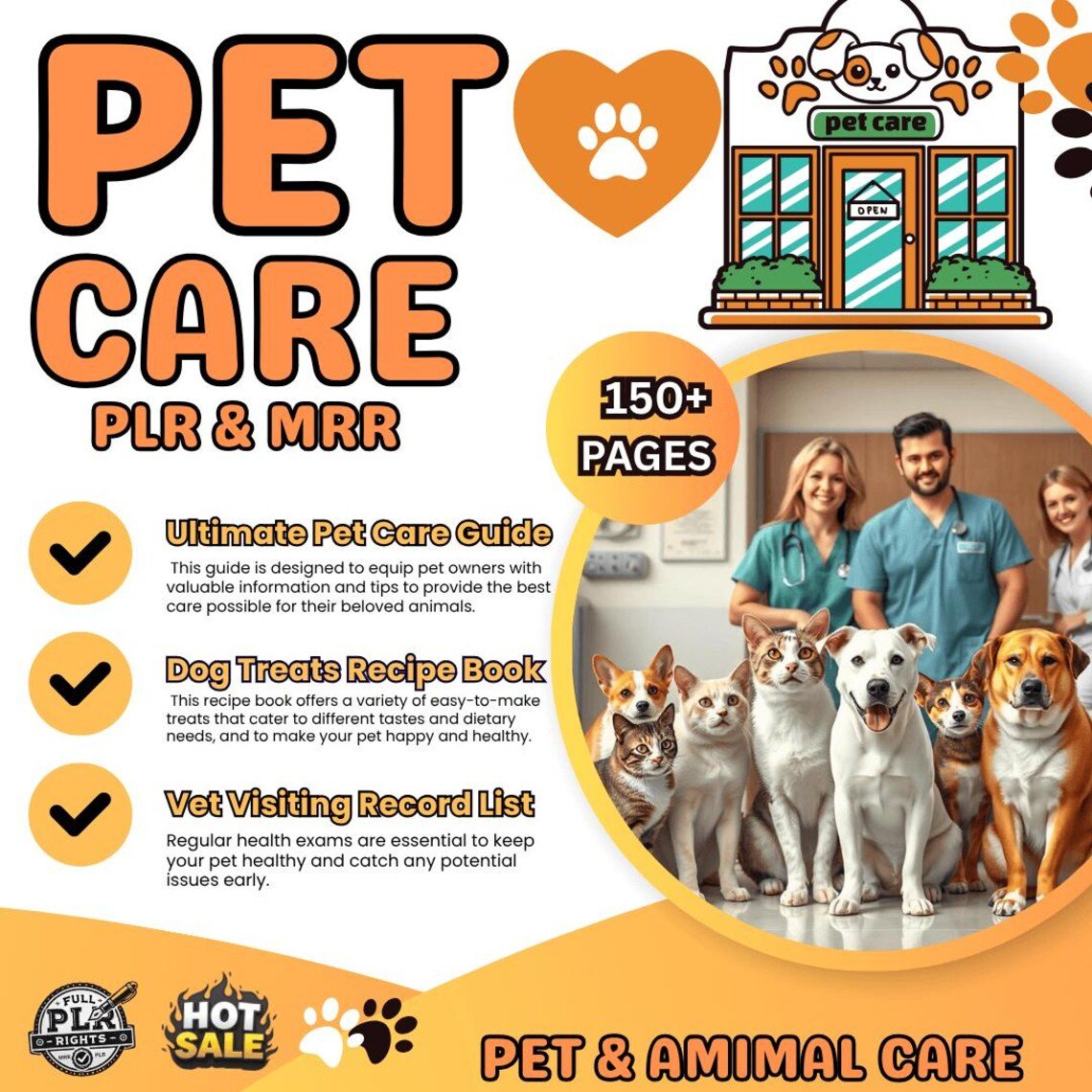Pet Care Planner Bundle | Printable Template with PLR & Master Resell Rights - Image 2