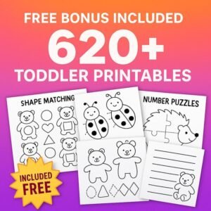 10,000+ Kids Coloring Pages Mega Bundle | Printable Activity Sheets with PLR & MRR Resell Rights + Exclusive Bonus
