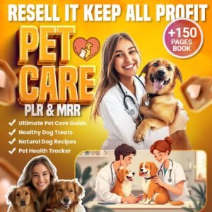 Pet Care Planner Bundle | Printable Template with PLR & Master Resell Rights