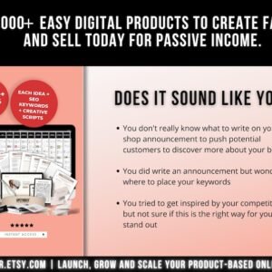 1000+ Digital Product Ideas to Create & Sell | Passive Income Guide with PLR & Master Resell Rights