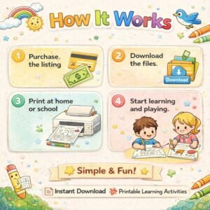12K+ Kids Printable Worksheets & Preschool Activity Pages | Bundle with PLR & Master Resell Rights
