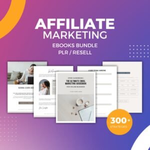 300+ Affiliate Marketing PLR eBooks Collection | Master Resell Rights & Commercial Bundle